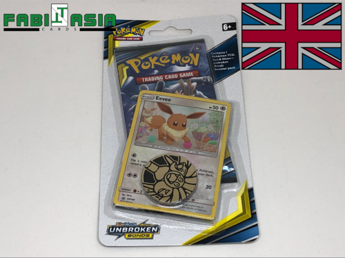 Pokémon SM10 Unborken Bonds Eevee Blister English