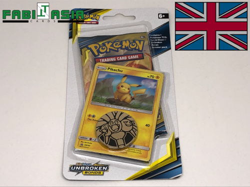 Pokémon SM10 Unborken Bonds Pikachu Blister English
