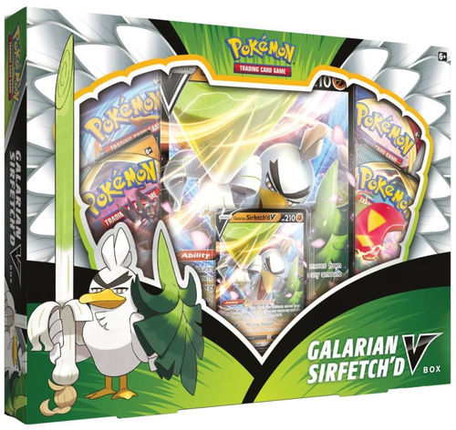 Pokémon Galarian Sirfetch'd V Collection Box English