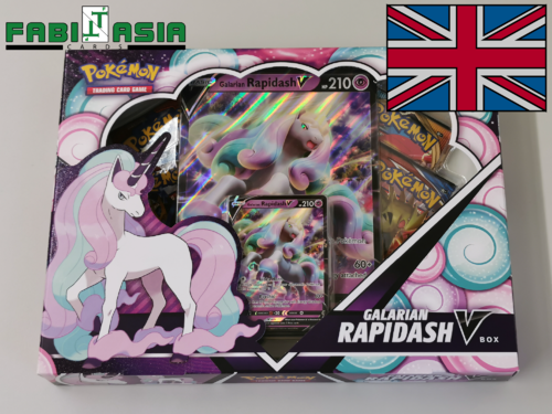 Pokémon Galarian Rapidash V Collection Box English