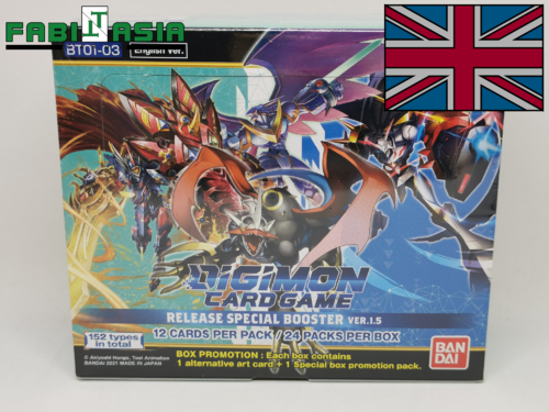 Digimon Release Special Booster 1.5 Display Englisch
