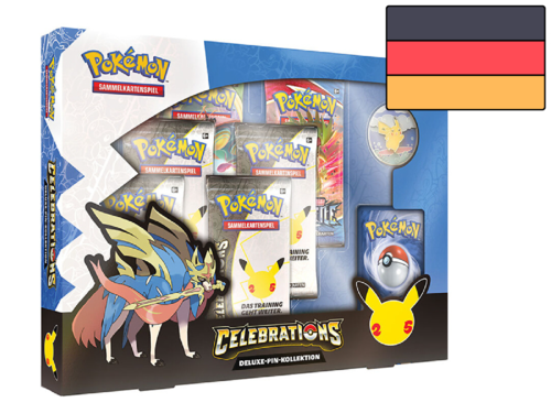 Pokémon SWSH Celebrations Deluxe Pin Kollektion Deutsch