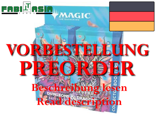 Magic Commander Legends: Schlacht um Baldurs Gate Collector Display Deutsch