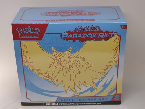 Pokémon SV04 Paradoxrift Trainerbox (Blau) Englisch